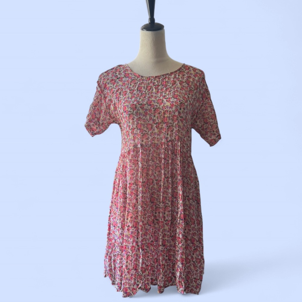 90’s VTG Floral babydoll Dress
